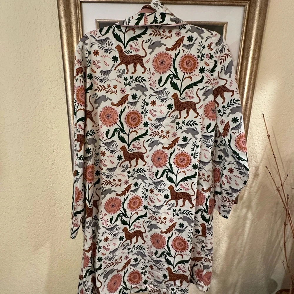 Boden Multicolor Patterned Robe - Picture 2 of 6